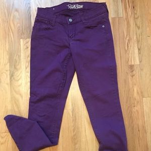 Old Navy Purple Rockstar Jeans Size 6